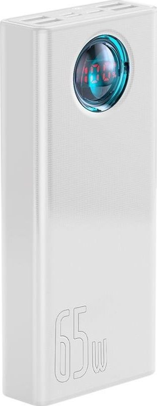 Powerbank Baseus Amblight, 30000mAh, 65W, i bardhë