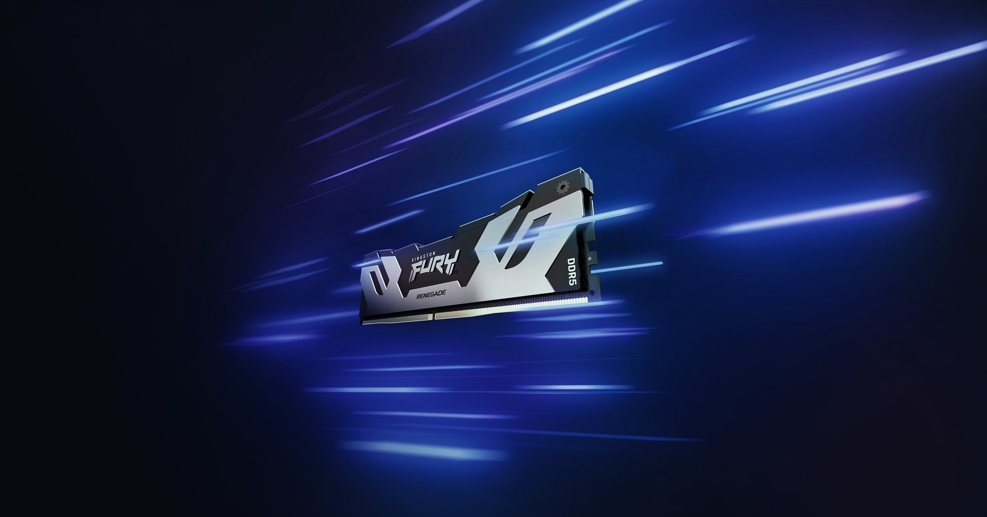 Memorie KINGSTON FURY Renegade DDR5, 48GB, 6400MHz, CL32, e argjendtë/e zezë