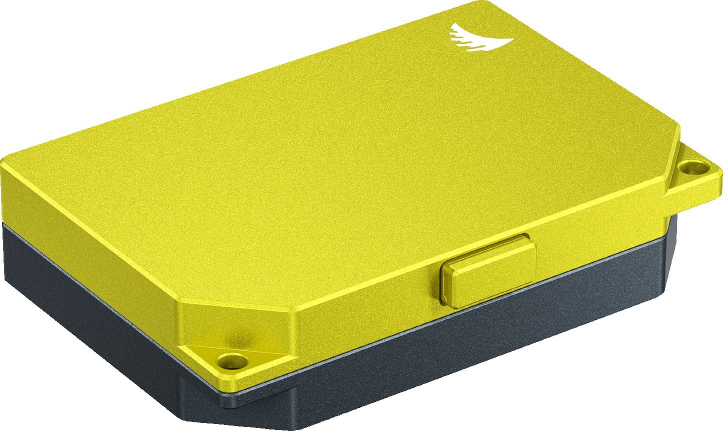 Kuti ruajtëse Angelbird CFast Media Tank, për 4 kartela CFast, alumin, e verdhë