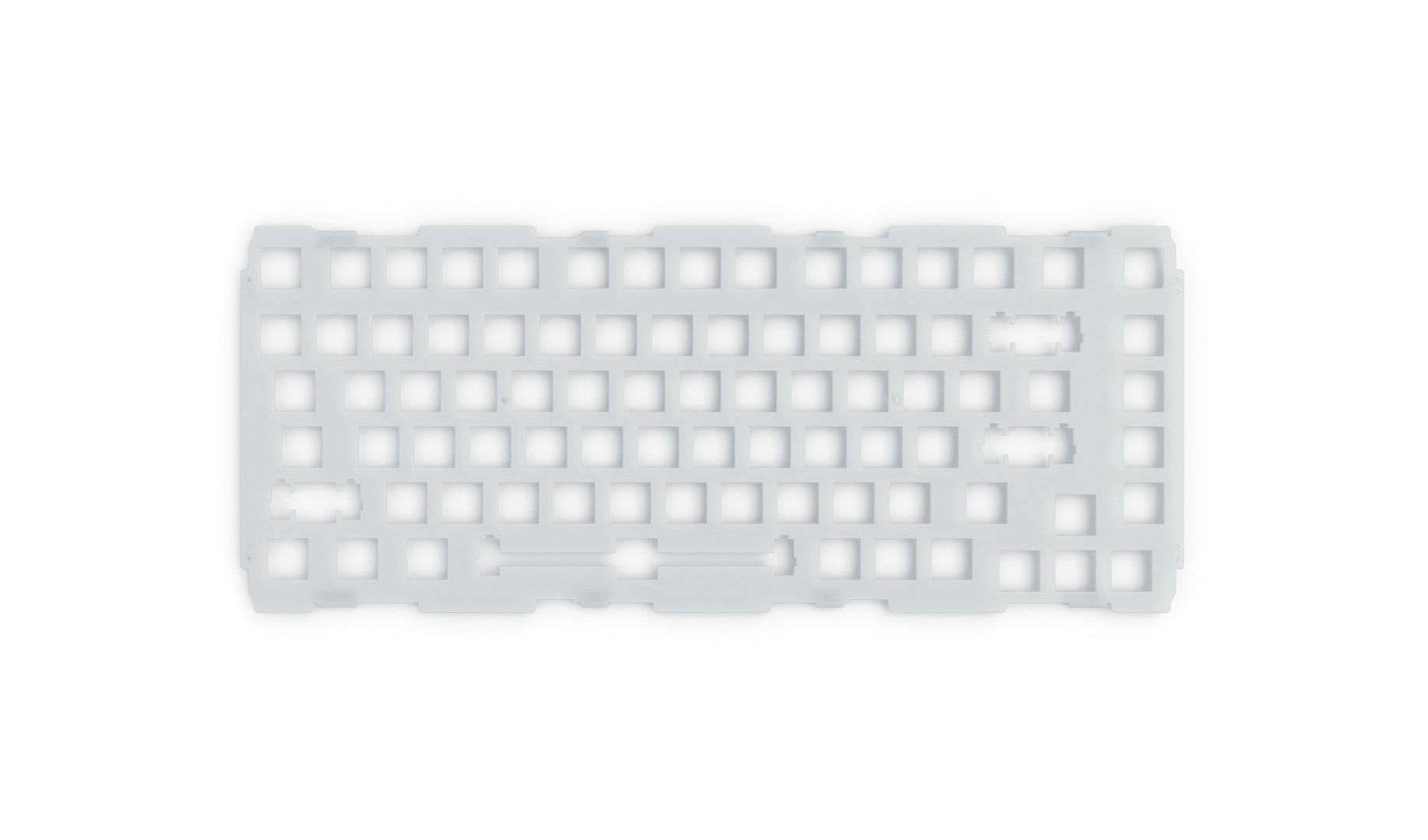 Pllakë çelësash Glorious GMMK Pro 75%, polikarbonat, ISO, transparente