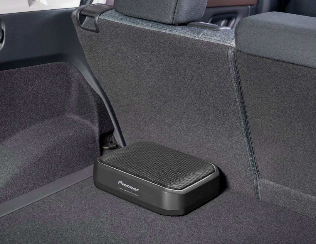 Subwoofer aktiv Pioneer TS-WX140DA, 170W, kompakt me telekomandë bas, i zi