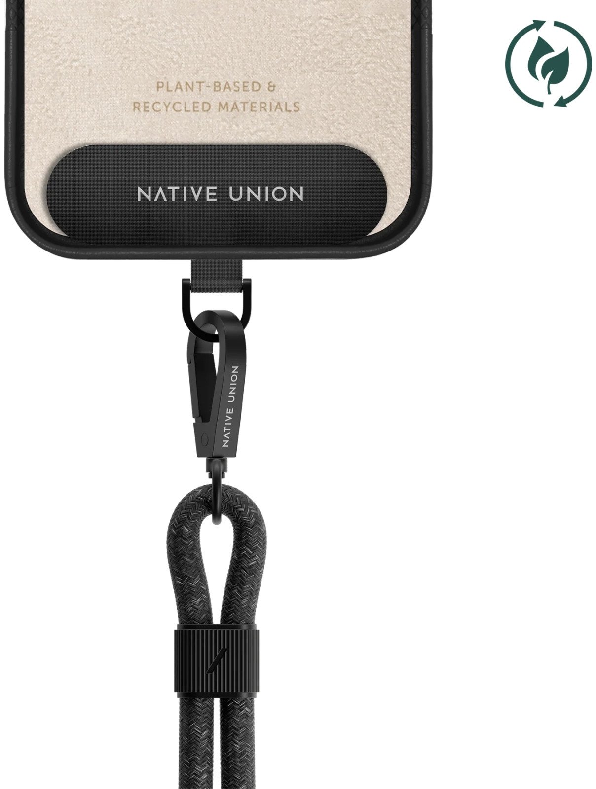 Rrip telefoni Native Union City Sling, litar për smartphone, i zi