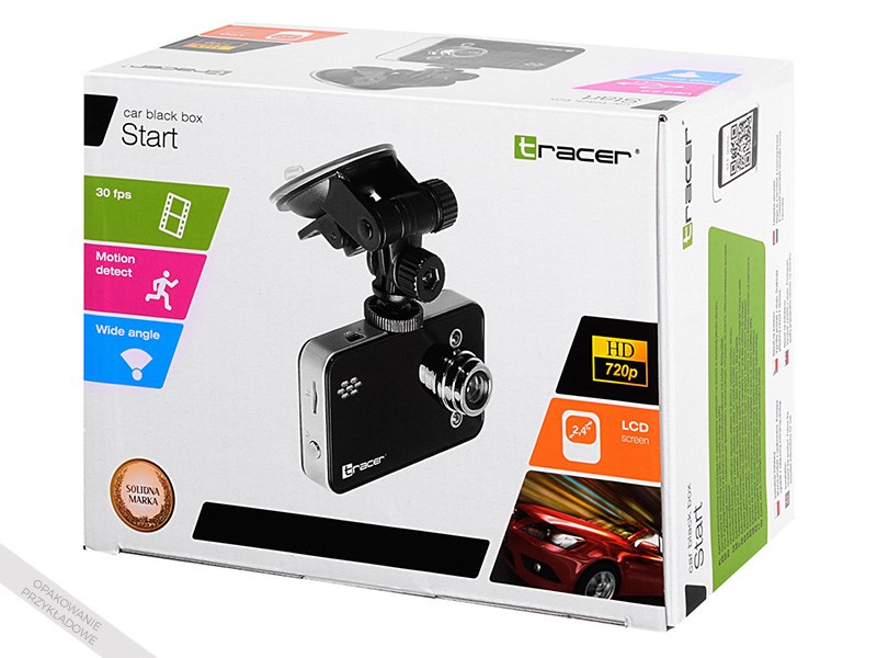 Kamerë makinash Tracer MobiDrive, 720p HD, 2.4", e zezë