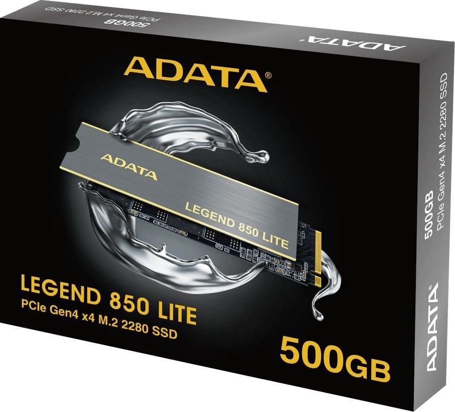 Disk SSD ADATA Legend 850 Lite, 500GB, M.2 2280 PCI-E x4 Gen4 NVMe