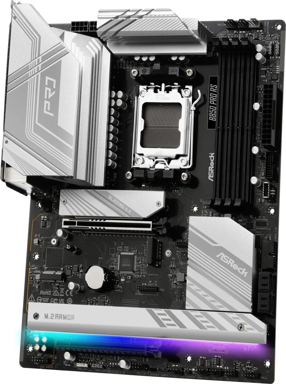 Pllaka amë Asrock B850 Pro RS, AMD B850, DDR5, ATX 4