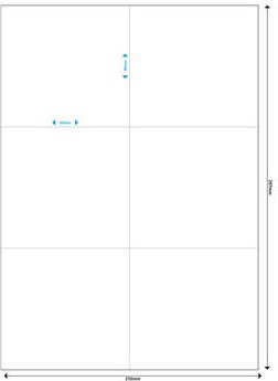 Etiketa vetëngjitëse MediaRange MRINK144, të bardha, ngjitje e përhershme, 300 copë