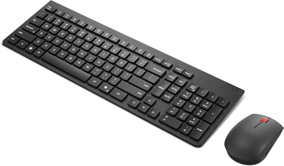 Set tastiere dhe mausi Lenovo Essential Wireless Combo Gen2 AI, pa kabllo, layout estonez, i zi