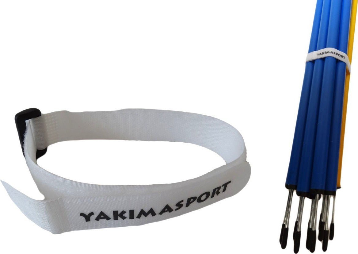 Shirit lidhës Velcro YakimaSport, për transport dhe ruajtje pajisjesh, i zi