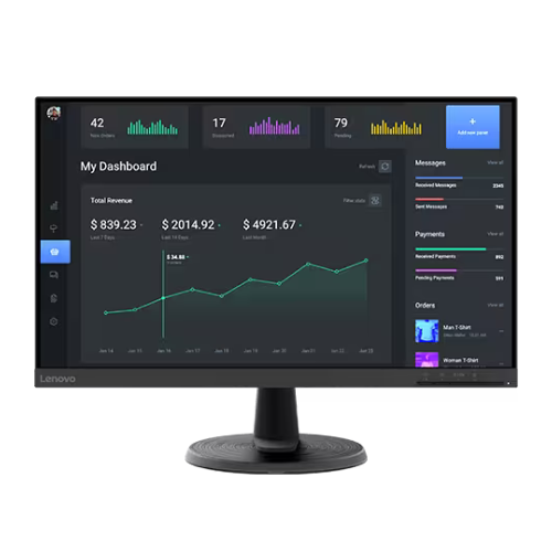 Monitor Lenovo D24-45, 23.8”, Full HD, i zi