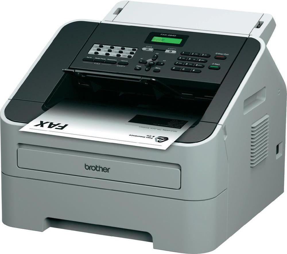 Pajisje multifunksionale Brother Fax-2840, 20 cpm, 250 fletë, gri
