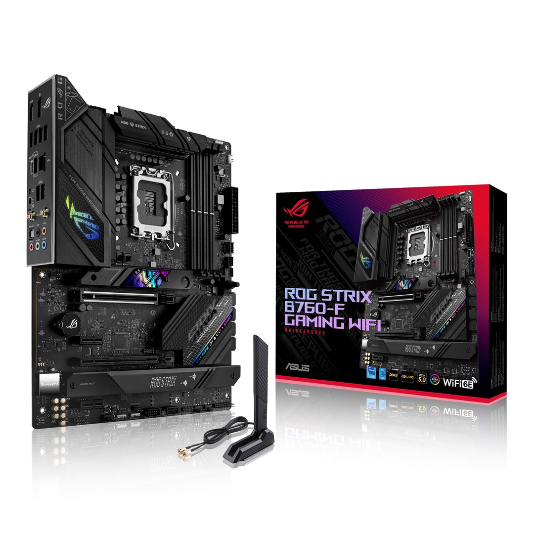 Pllakë amë ASUS ROG STRIX B760-F Gaming WiFi Intel B760 LGA 1700 ATX