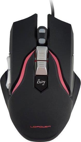 Maus LC-Power M715B, me kabllo, USB, i zi