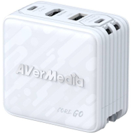 Dock karikues AVerMedia Core GO GC313, 100W GaN, HDMI, i bardhë