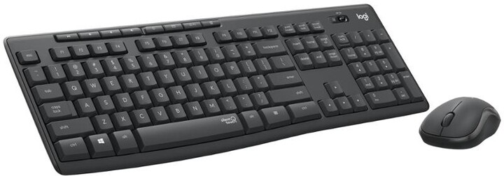 Тастатура и глушец Logitech MK295 Silent, графит