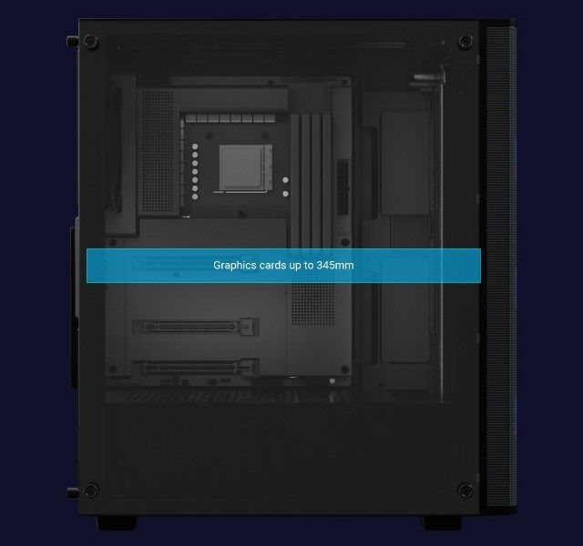 Kullë PC Aerocool Designer G BK v1, MIDI Tower, xham i temperuar, e zezë