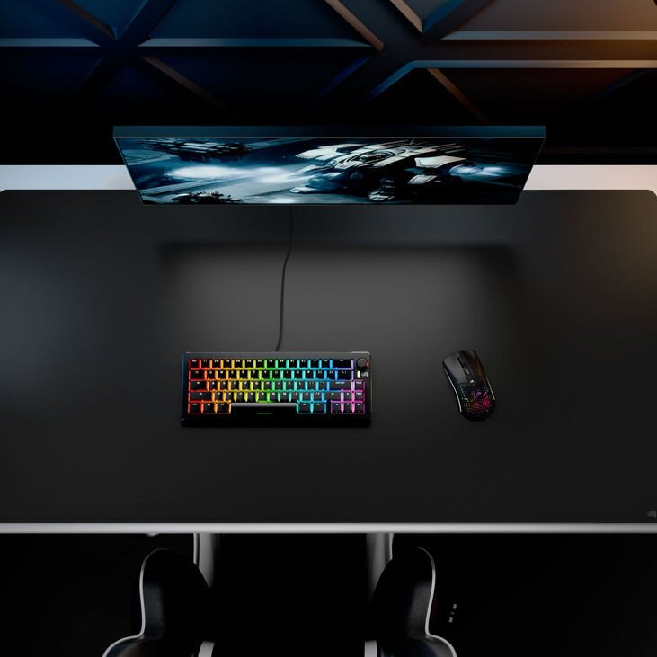 Mousepad gaming GMP 2 Edgeless Cloth, madhësia 3XL, i zi