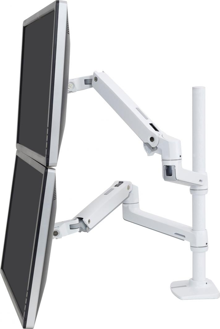 Mbajtës tavoline për monitorë Ergotron LX Dual Stacking Arm 45-509-216, për 2 monitorë deri 40"