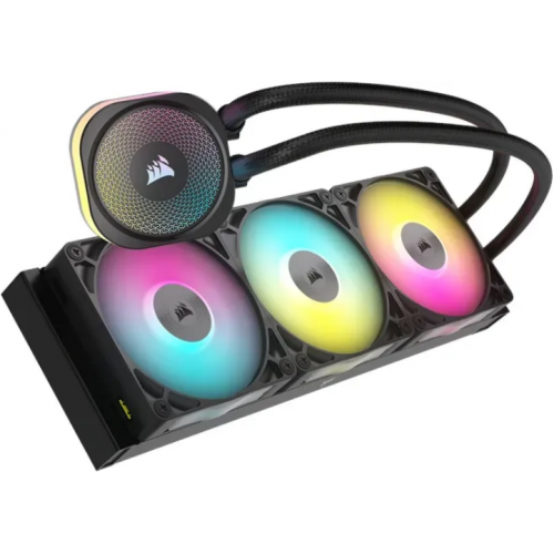 Ftohës liquid CPU CORSAIR iCUE LINK TITAN 360 RX, radiator 360mm, RGB, i zi