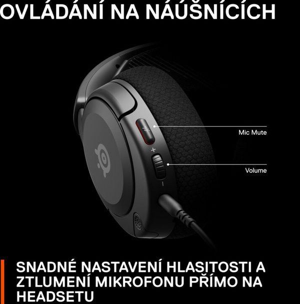 [OUTLET] Kufje Arctis Nova 1, të zeza, III