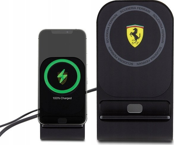 Karikues wireless magnetik Ferrari FEMFBMALK, 15W, i zi