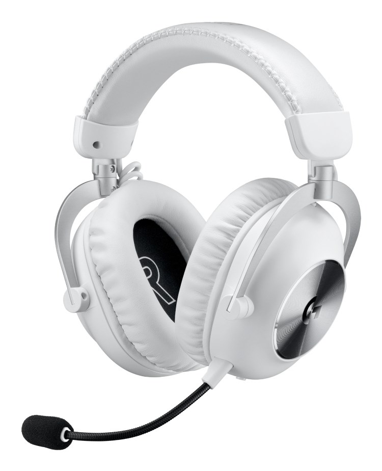 Kufje gaming Logitech G Pro X2 Lightspeed, wireless, me mikrofon, të bardha