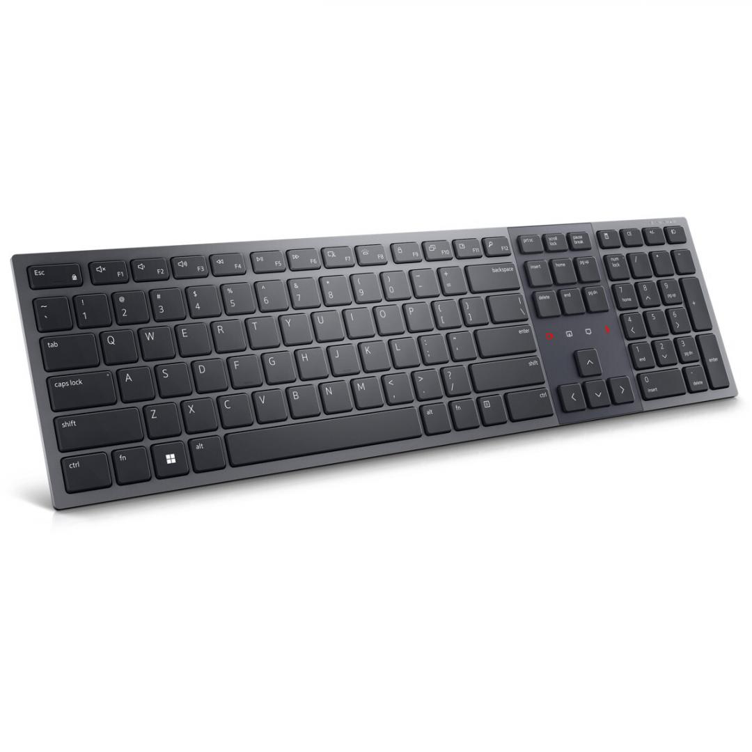 Tastierë pa tela Dell Pro Premium KB900, me ndriçim, US International QWERTY, grafit
