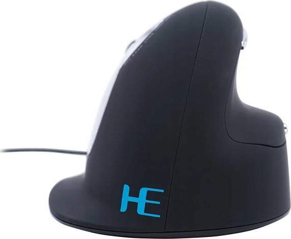 Maus ergonomik R-Go HE Break, me kabllo USB, 3500 DPI, i zi, për majtakë