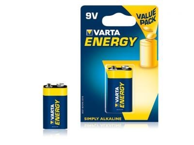 Bateri alkaline Varta 6LR61 0568084, 9V, 1 copë