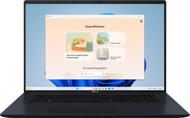 Laptop Asus VivoBook 18 M1807, 18.4", AMD Ryzen 7 8845HS, 16 GB RAM, 512 GB SSD, i kaltër