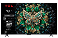 Televizor Mini LED TCL 75C6K, 75", 4K, Smart Google TV