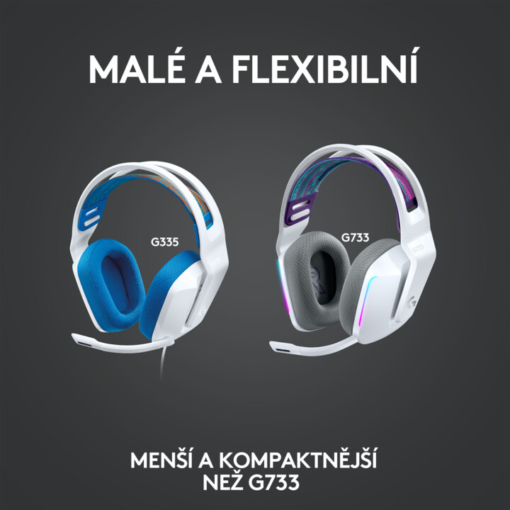 Kufje Logitech G335, të bardha