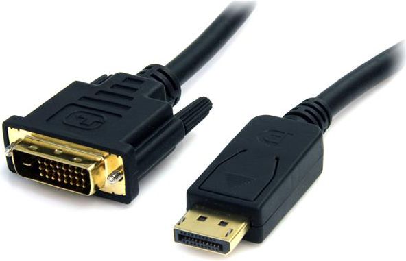 Kabllo StarTech DisplayPort në DVI-D, 1.8 m, e zezë (DP2DVI2MM6)