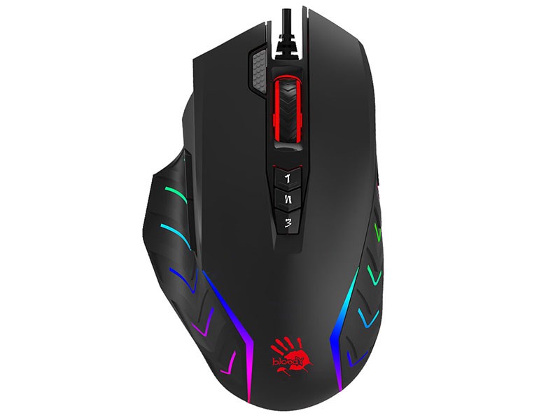 Maus gaming A4TECH Bloody J95S Stone, 8.000 DPI, USB, i zi