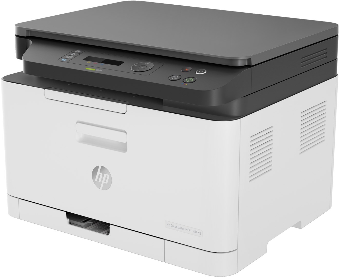 Printer HP Color Laser MFP 178nw, i hirtë/e bardhë
