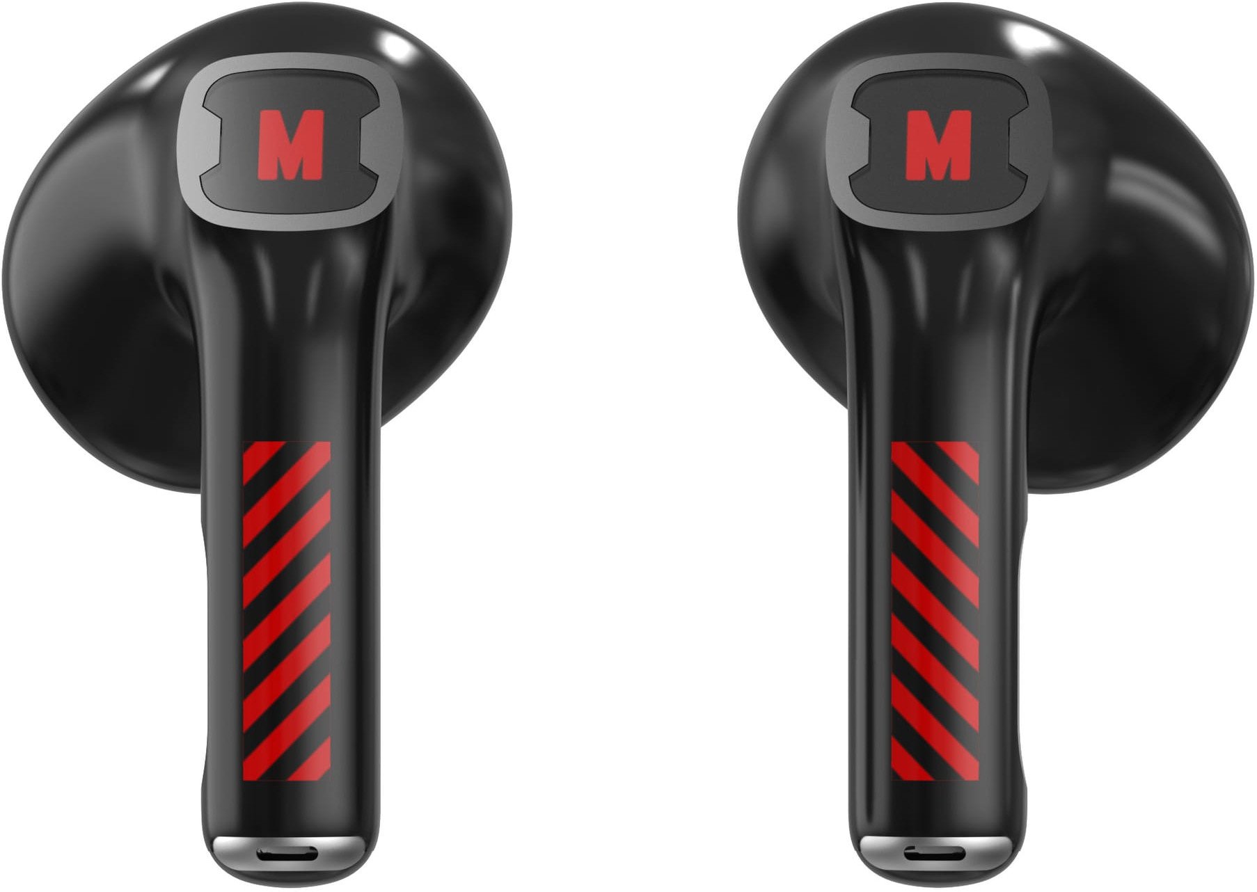 Kufje TWS Marvo QUAZ, Bluetooth 5.3, kuti metalike me USB C, të zeza