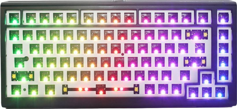 Tastierë mekanike gaming Ducky Tinker 75 Barebone, 75%, RGB, e zezë