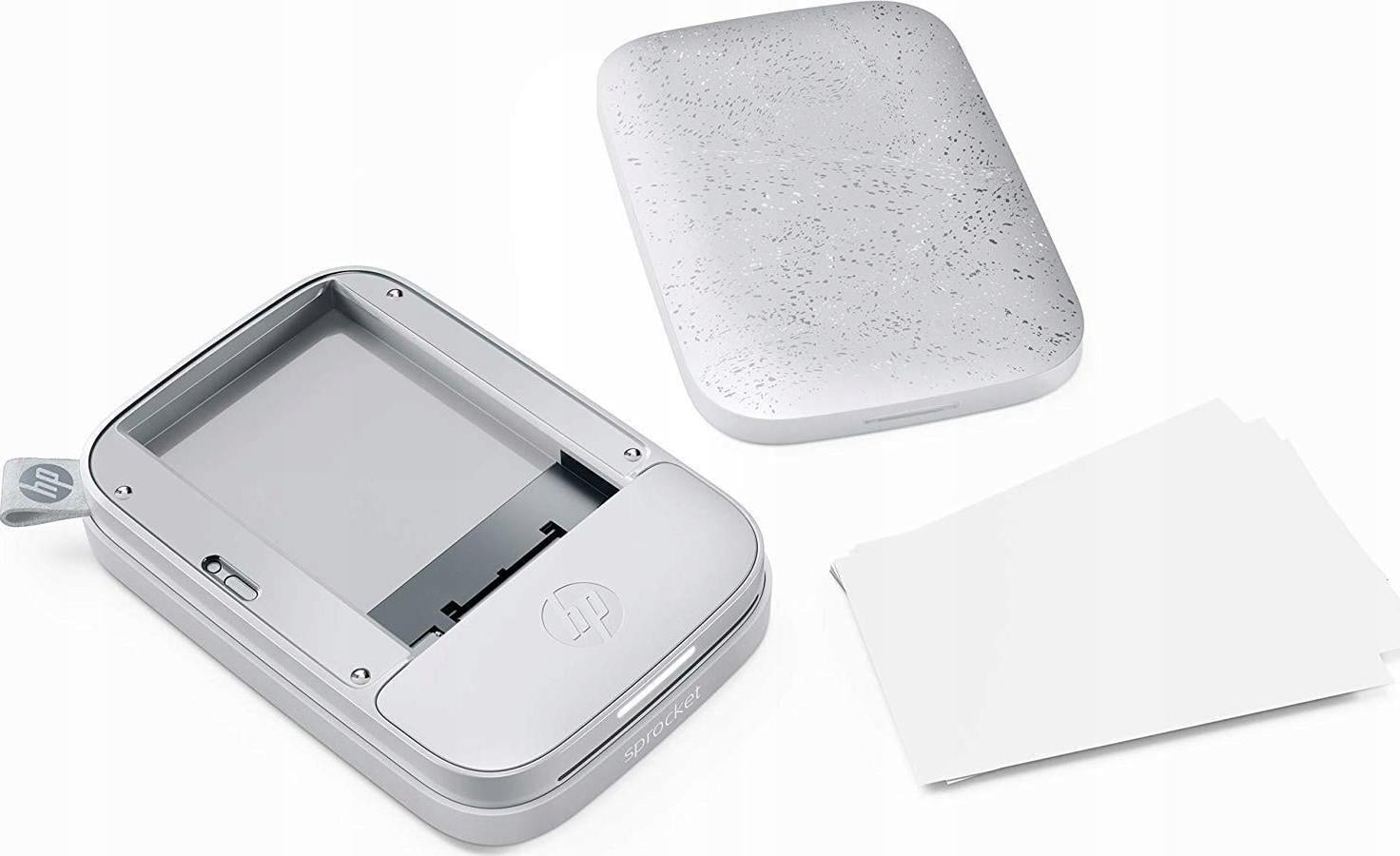 Printer portativ foto HP Sprocket 2nd Edition, Zink, Bluetooth, me letër 2x3" dhe kuti mbrojtëse