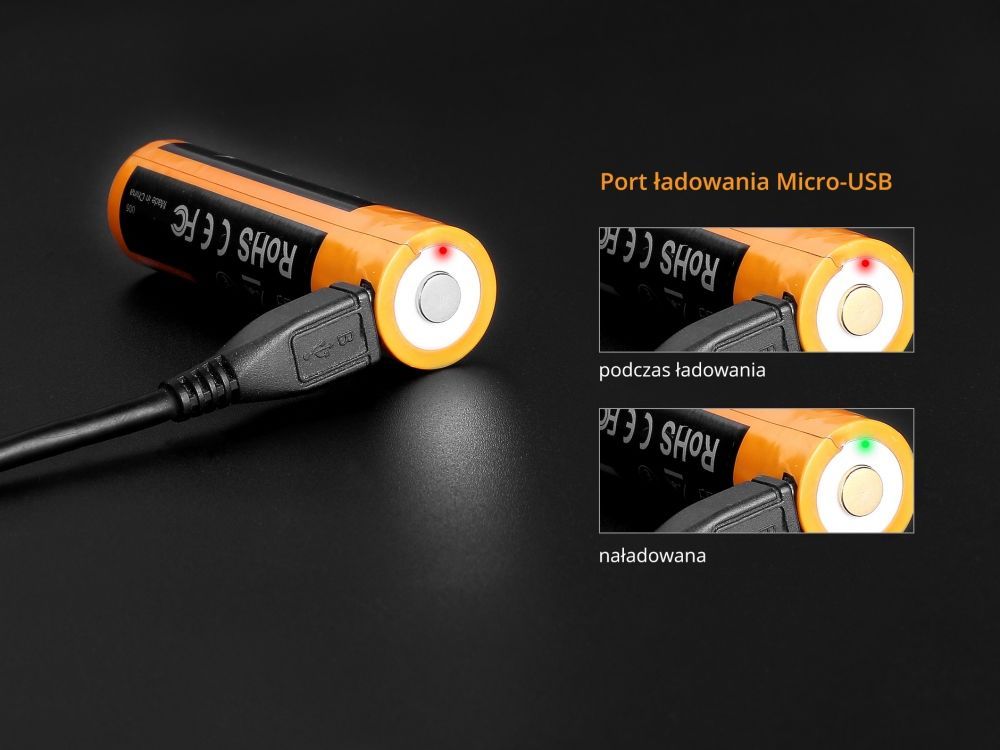 Bateri e rikarikueshme Fenix ARB L14 1600U, AA, 1600mAh, me micro USB