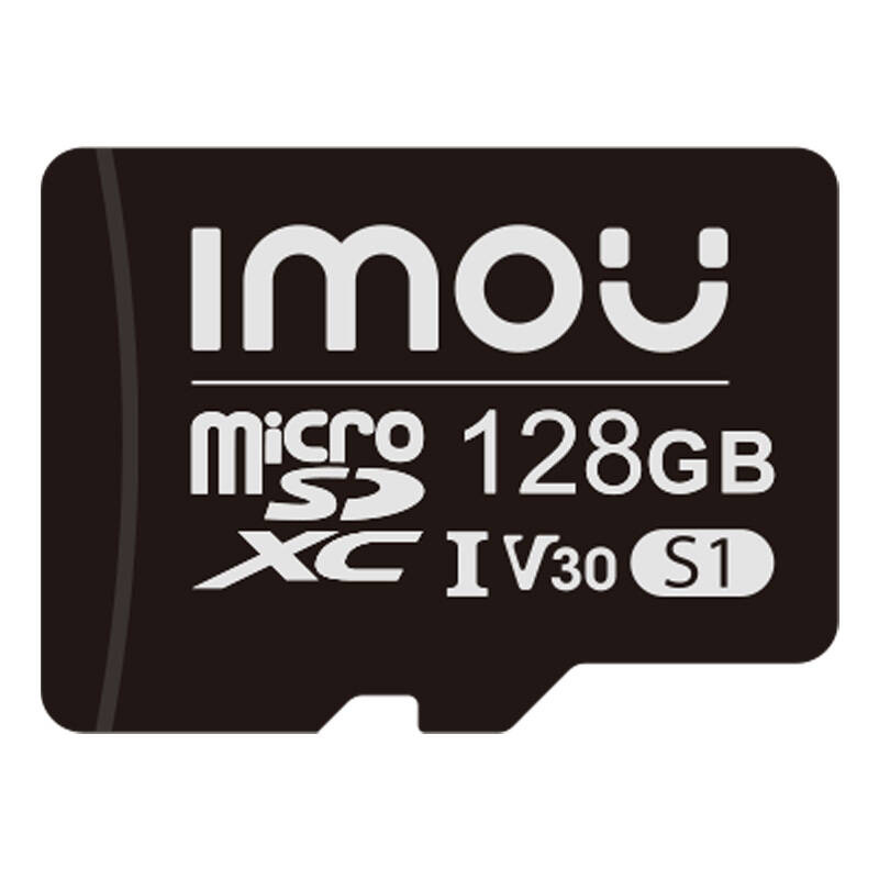 Kartë memorie microSDXC Imou S1, 128GB, V30 U3, e zezë