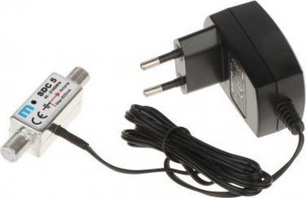 Furnizues me energji elektrike Mezon për antenë Mezon, 12V, 300mA, i zi