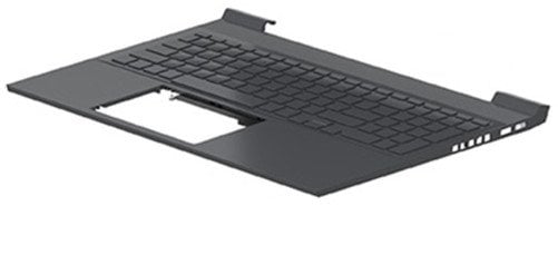Kapak sipërm notebook HP, me tastierë, pjesë zëvendësuese, i bardhë