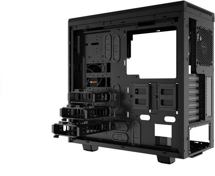 Kasë Be quiet! PURE BASE 600, e zezë