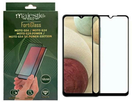 Mburojë ekrani Majestic Line FortiGlass, për Motorola Moto G04 G24 G24 Power G54 5G Power Edition, xham i temperuar, kornizë e zezë