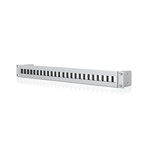 Panel Keystone Ubiquiti UACC Rack Panel Patch Blank 24, 24 porta, për raft rrjeti, i zi