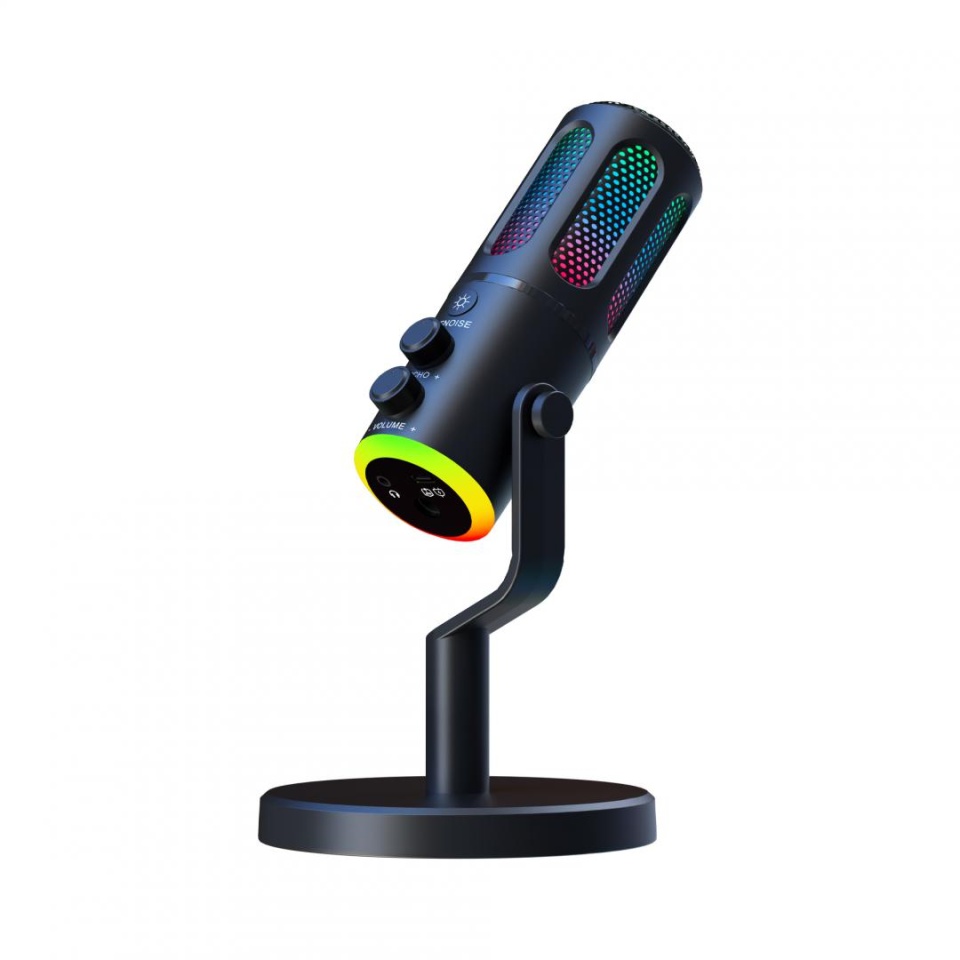 Mikrofon desktop Serioux SRXM-MIC-SU8, me kabllo, i zi