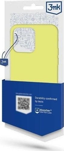 Mbulesë telefoni 3MK Matt Case Samsung Galaxy S23, TPU fleksibël, mat, e verdhë lemon