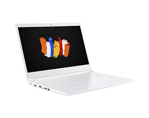 Laptop Acer ConceptD 3 Pro CN315-71P-58N0DX, 15.6", i5-9300H, 16GB RAM, 512GB SSD, NVIDIA Quadro T1000, i bardhë