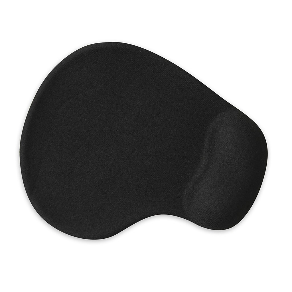 Mousepad ergonomik iBOX MP003, me jastëk xheli, i zi