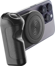 Mbajtëse selfie Bluetooth Cellularline Pics Mag, magnetike MagSafe, me telekomandë, e zezë