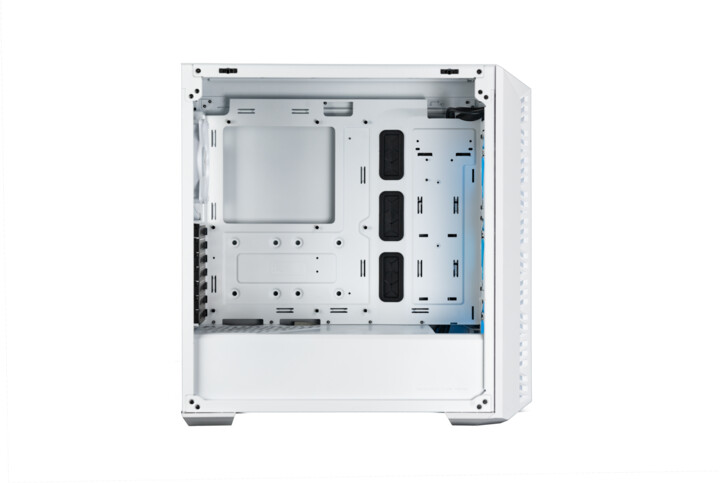 Kasë kompjuteri Cooler Master MasterBox 520, anë transparente, e bardhë